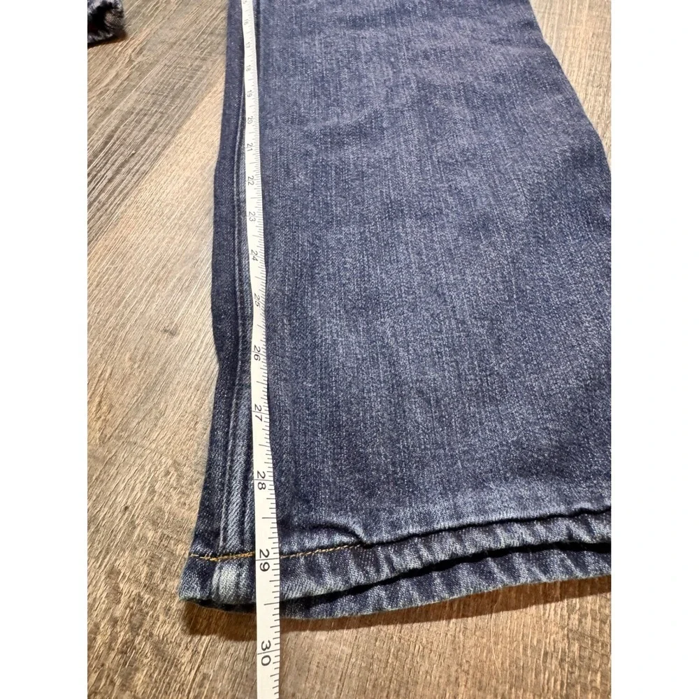 Carhartt Flannel Lined Jeans Womens 12 Short Original Fit Straight Leg 102729